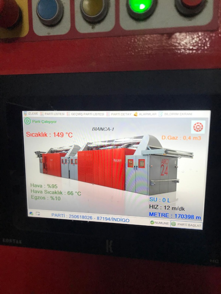 Textile Dryer HMI System